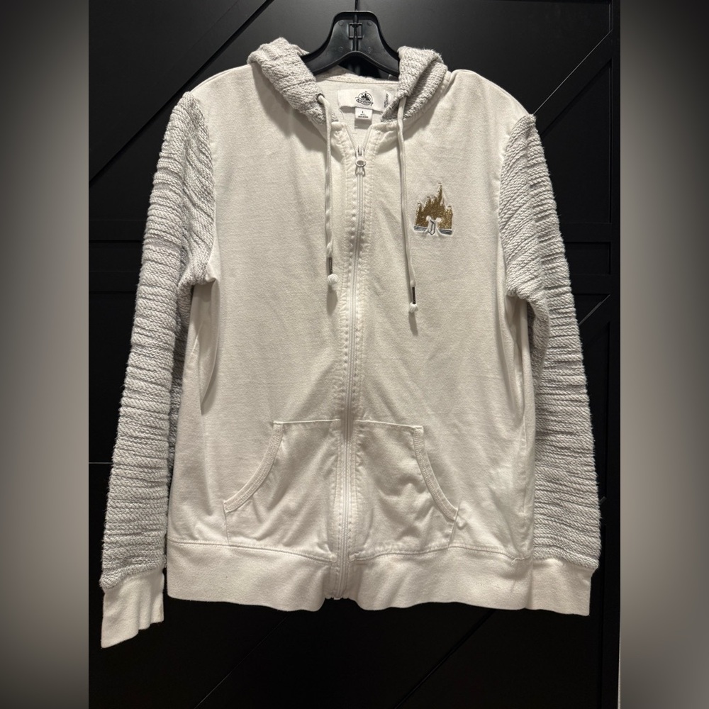 NOT FOR SALE- Disneyland Mickey Mouse Women's Cinderella Castle Zip Hoodie! L